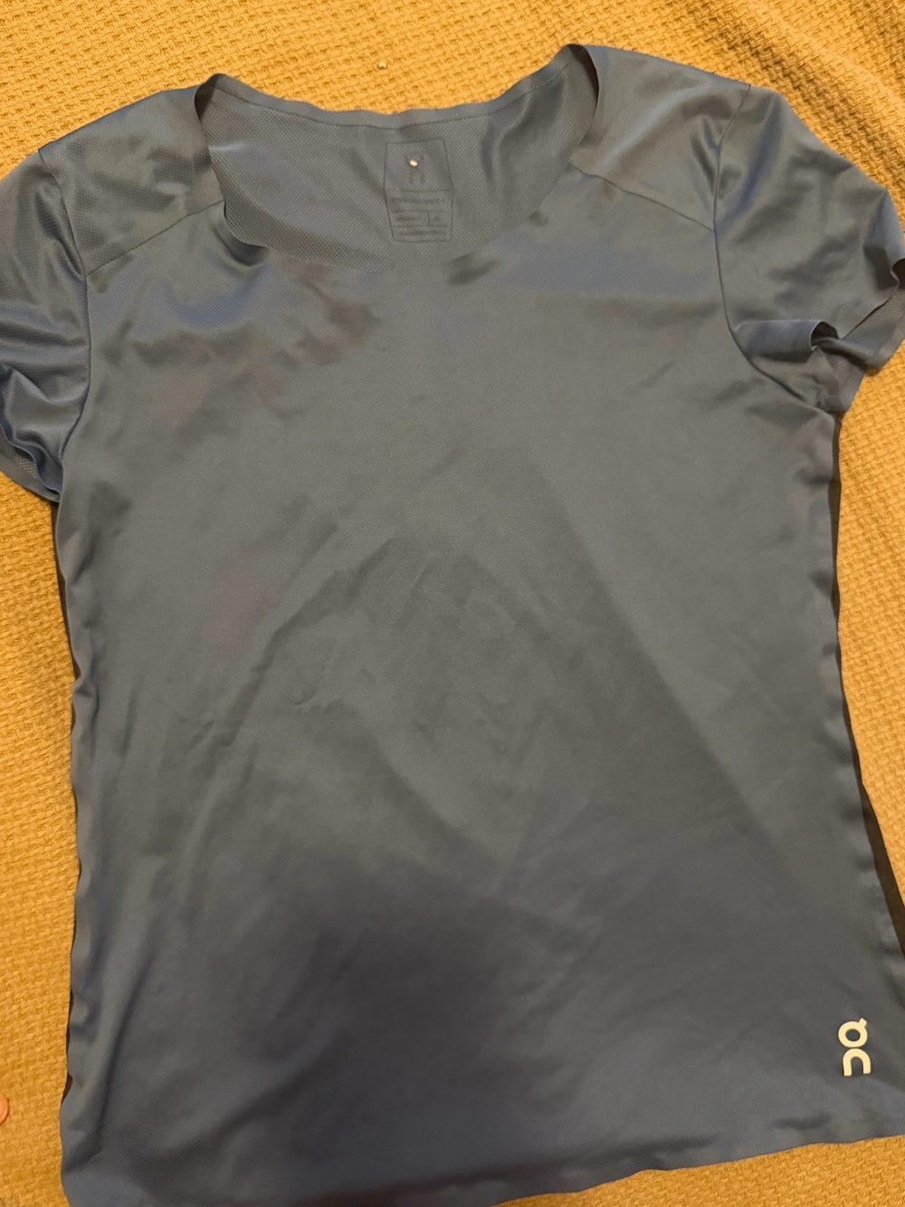 On Running Women's Slate Blue Short Sleeve Performance Tee